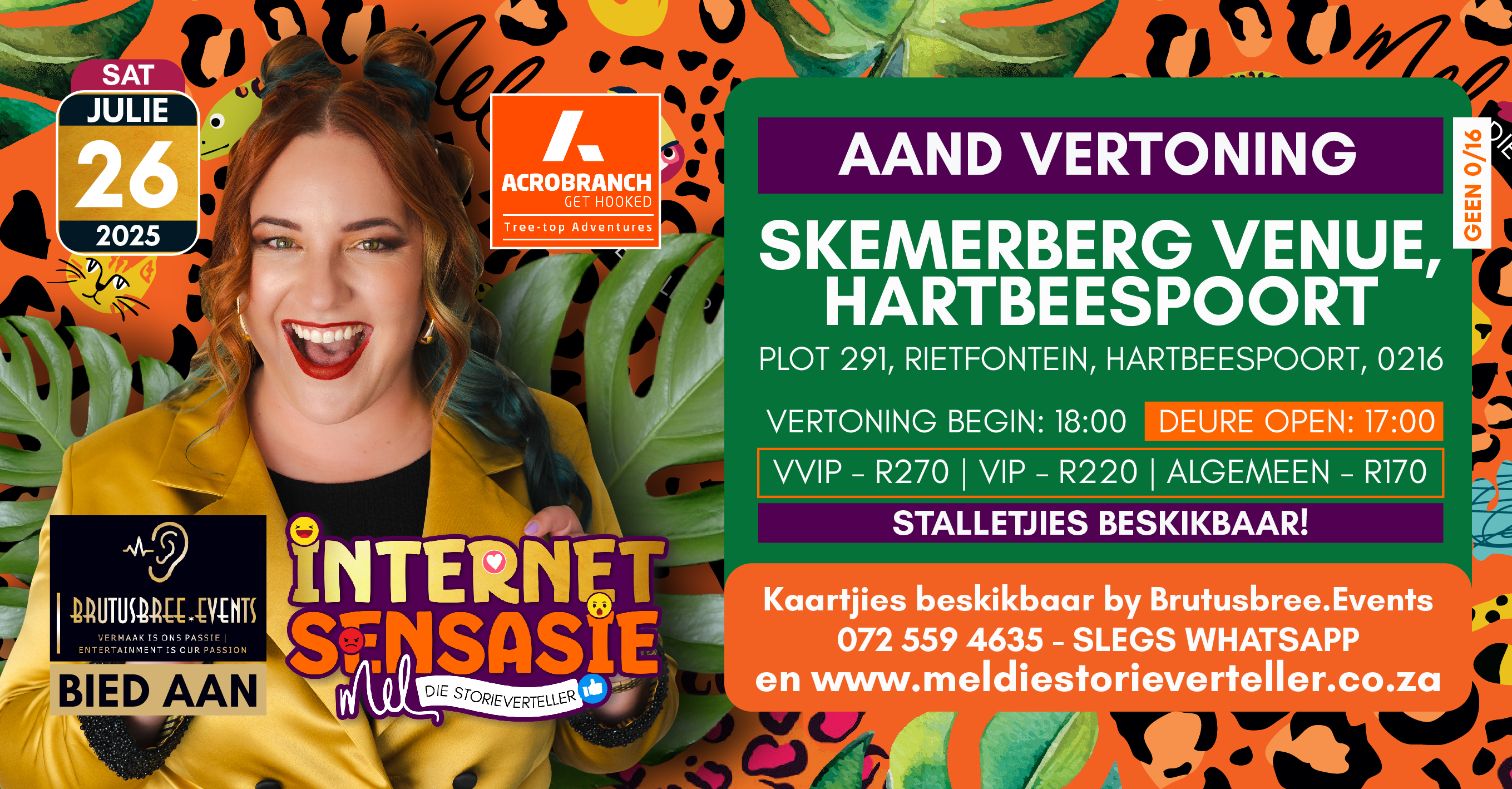 Mel die Storieverteller | HARTIES | Internet Sensasie (Geen O/16)